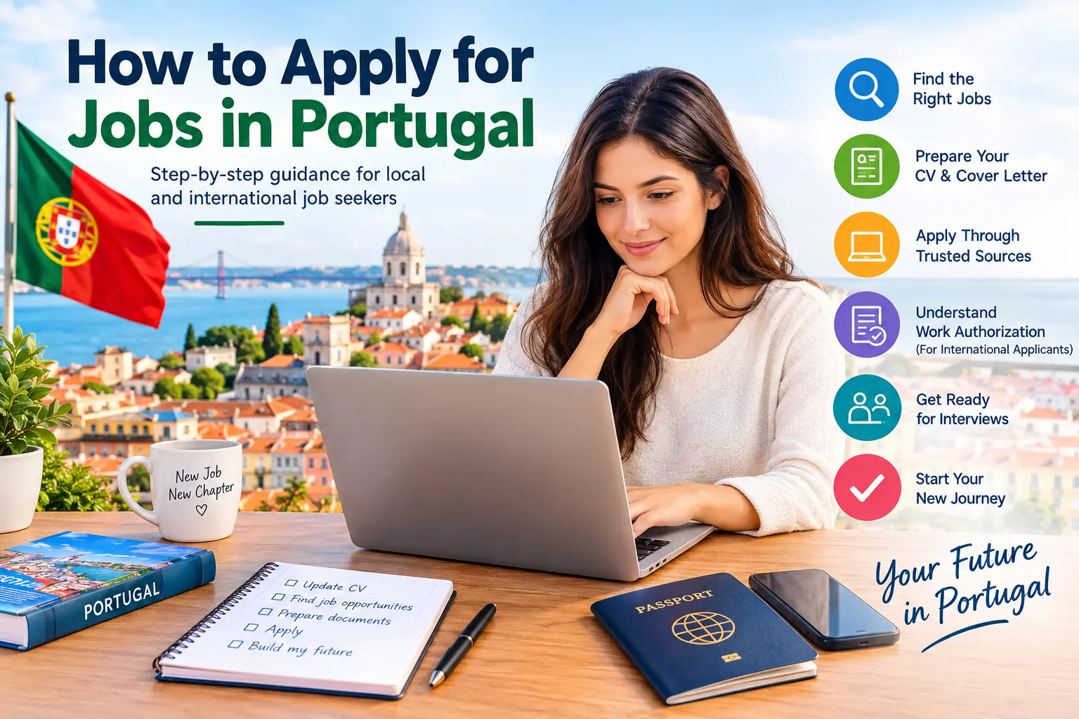 How to apply for jobs in Portugal with a step-by-step job search guide