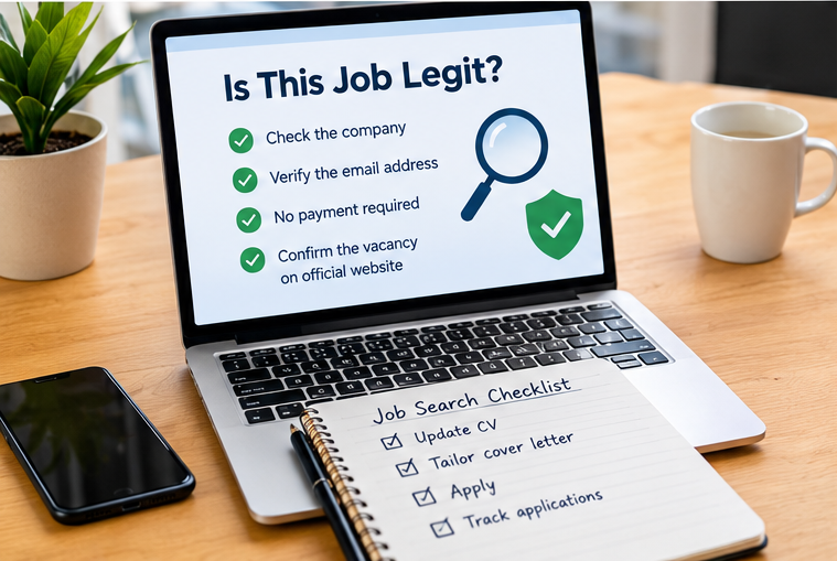 Professional searching for remote jobs in Portugal on a laptop